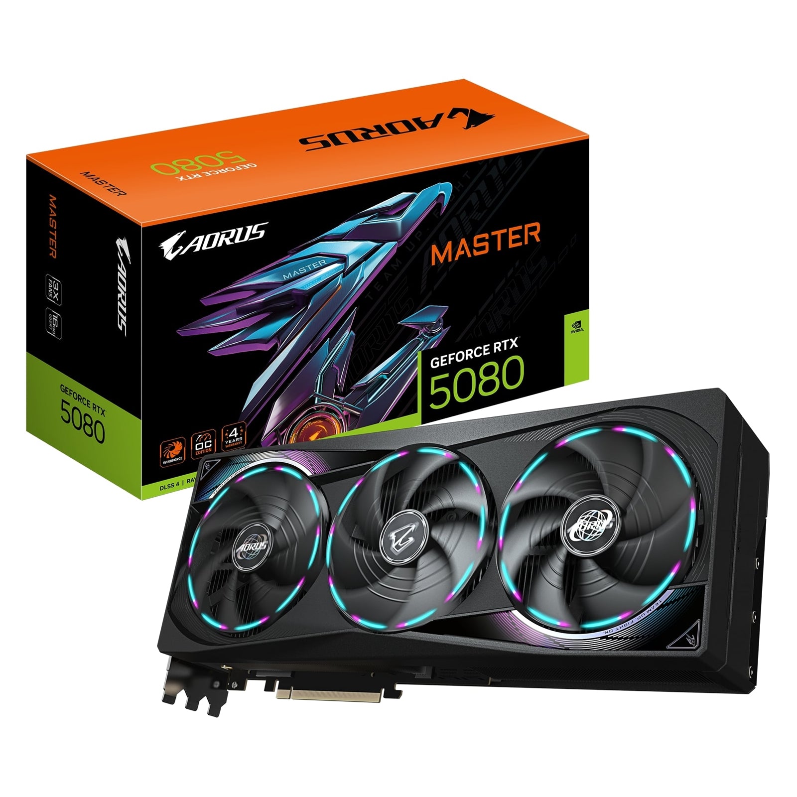 Gigabyte RTX 5080 AORUS MASTER 16GB GDDR7 Graphics Card Gigabyte RTX 5080 AORUS MASTER 16GB GDDR7 Graphics Card
